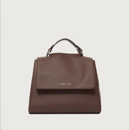 BORSA SVEVA SOFT PICCOLA A MANO ORCIANI B01999_SOF CAFFE
