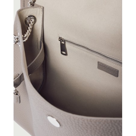 BORSA IN PELLE SOFT ORCIANI B02212_SOF TAUPE