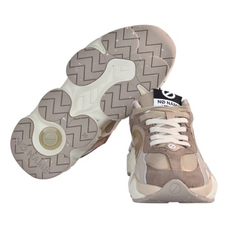 SNEAKERS KRAZEE RUNNER W NO NAME KRAZEERUNNER MOKA/TAUPE