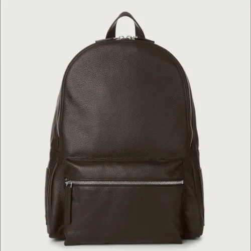 ZAINO MICRON IN PELLE ORCIANI P00711_MIC EBANO