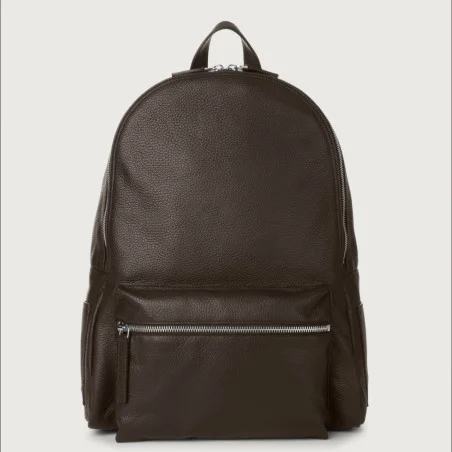 ZAINO MICRON IN PELLE ORCIANI P00711_MIC EBANO