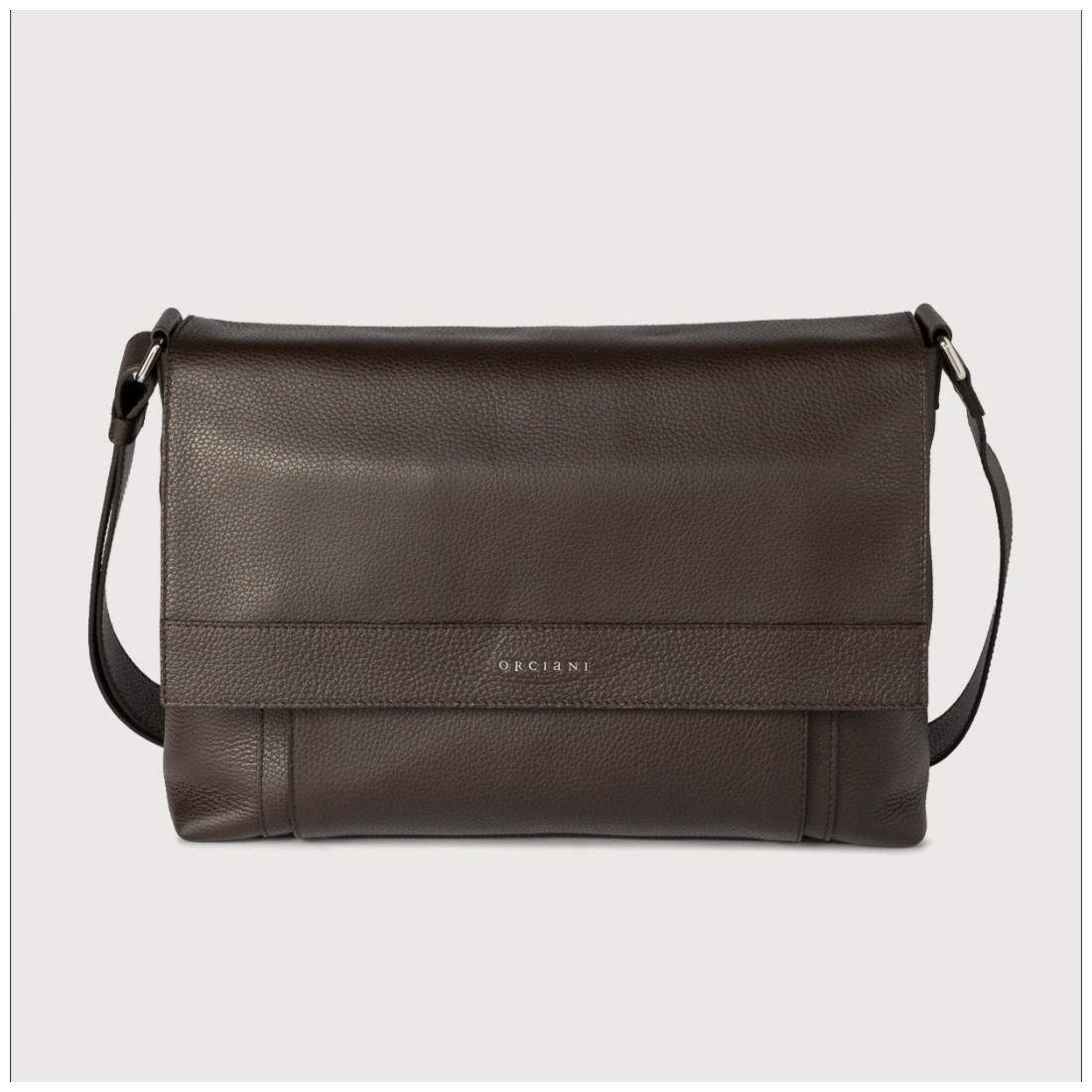 BORSA MESSENGER MICRON IN PELLE ORCIANI P00733_MIC EBANO