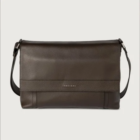 BORSA MESSENGER MICRON IN PELLE ORCIANI P00733_MIC EBANO