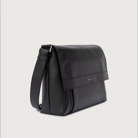 BORSA MESSENGER MICRON IN PELLE ORCIANI P00733_MIC NERO