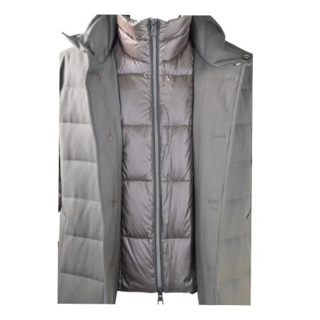 CAPPOTTO IMBOTTITO IN PIUMA MONTECORE X505-106 39