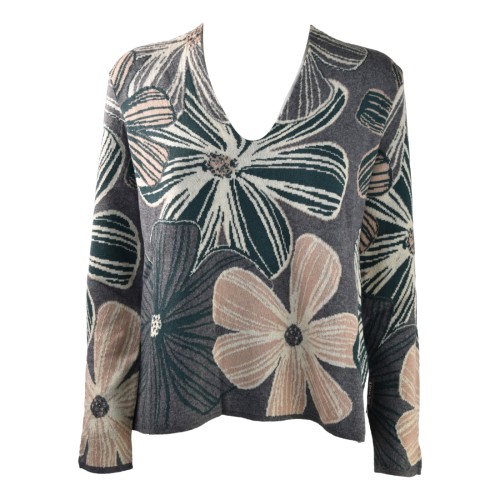 MAGLIA SCOLLO V ALESSIA SANTI 521SD53069 529136-02