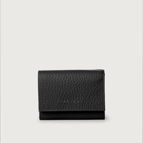 PORTAFOGLIO SOFT IN PELLE ORCIANI SD0142_SOF NERO