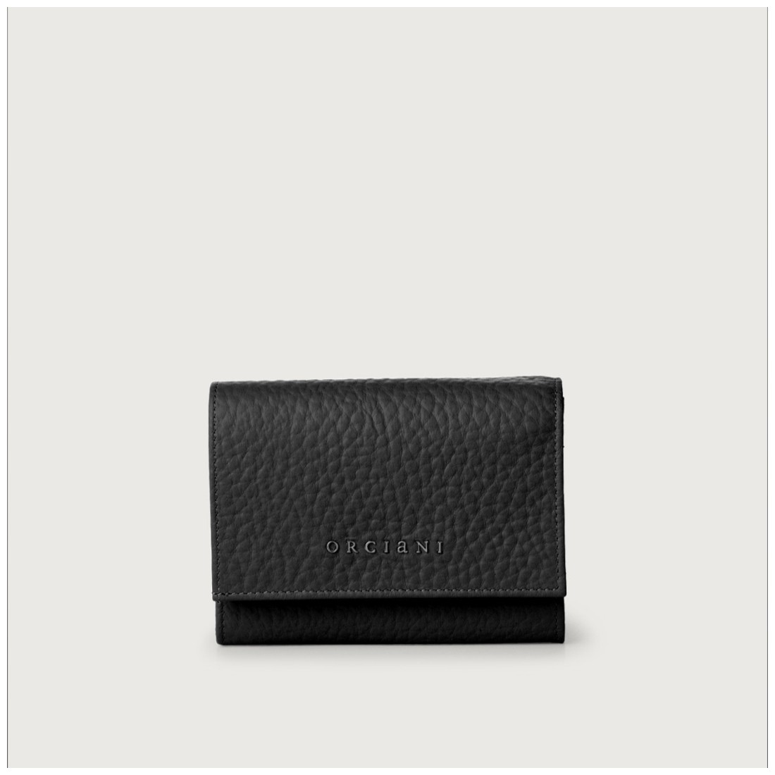 PORTAFOGLIO SOFT IN PELLE ORCIANI SD0142_SOF NERO