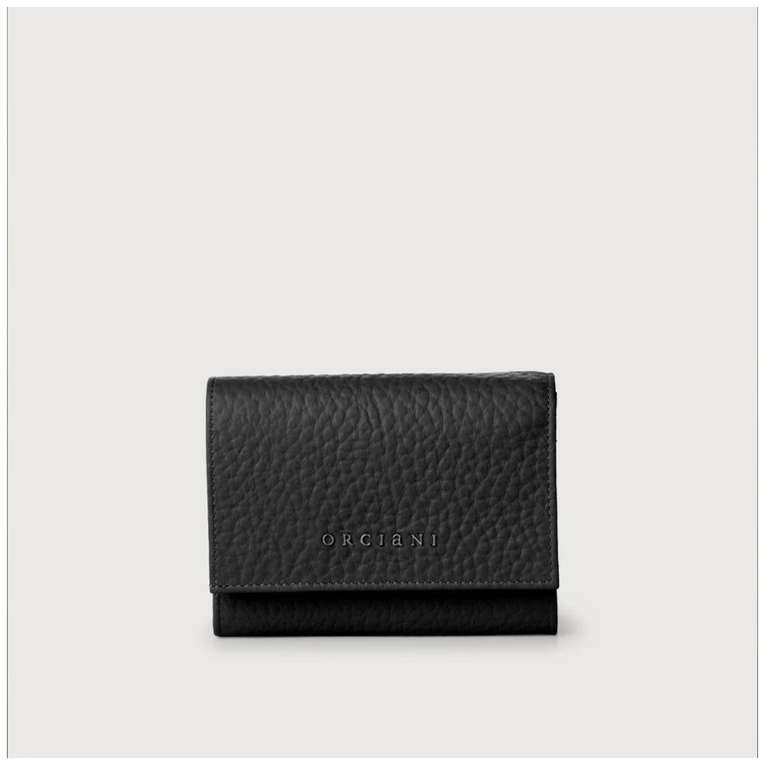 PORTAFOGLIO SOFT IN PELLE ORCIANI SD0142_SOF NERO