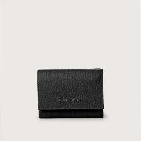 PORTAFOGLIO SOFT IN PELLE ORCIANI SD0142_SOF NERO