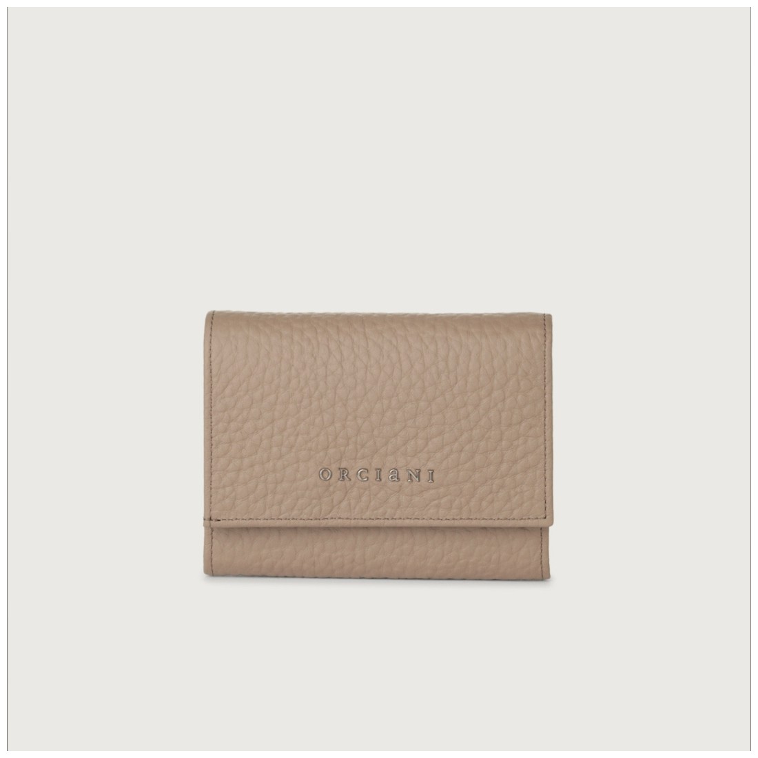 PORTAFOGLIO SOFT IN PELLE ORCIANI SD0142_SOF TAUPE