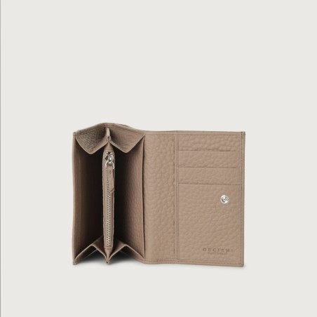 PORTAFOGLIO SOFT IN PELLE ORCIANI SD0142_SOF TAUPE