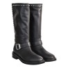 BIKER FIBBIA CON BORCHIETTE VIA ROMA 15 4348 NERO