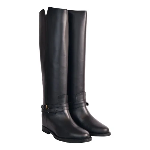 STIVALE SPACCO DOPPIO CINTURINO VIA ROMA 15 4421 NERO