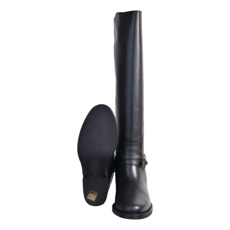 STIVALE SPACCO DOPPIO CINTURINO VIA ROMA 15 4421 NERO