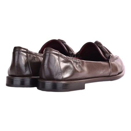 MOCASSINO GRACE FIOCCHETTO POMME D'OR 1141 COFFEE