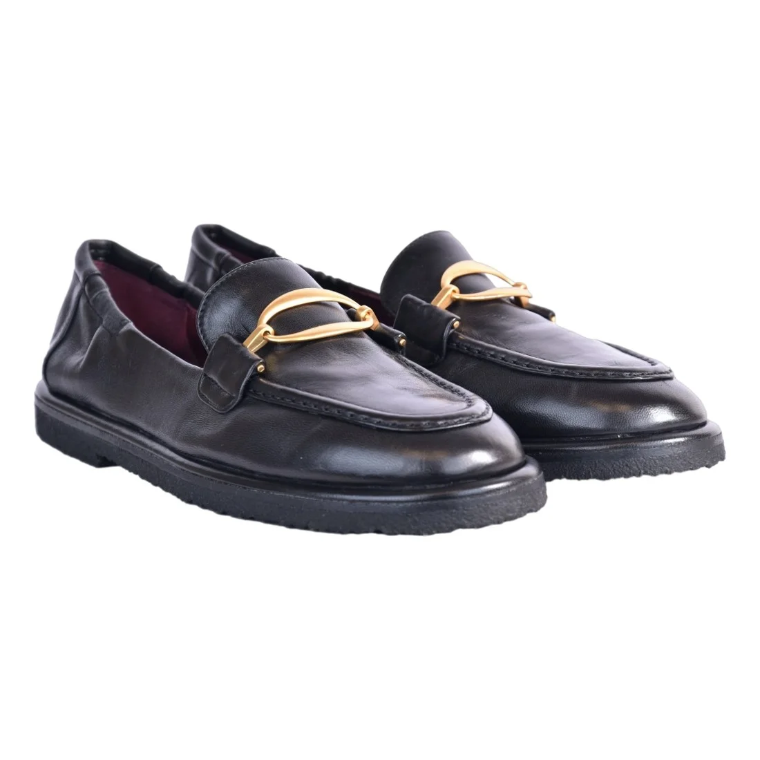 MOCASSINO MIA CON MORSETTO POMME D'OR 1173 NERO