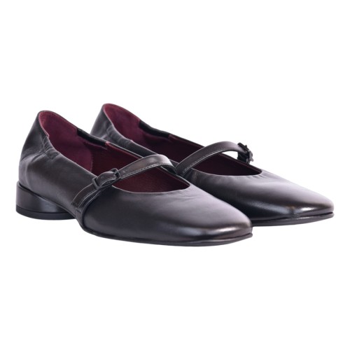 BALLERINA SIENNA CON CINTURINO POMME D'OR 1194 NERO