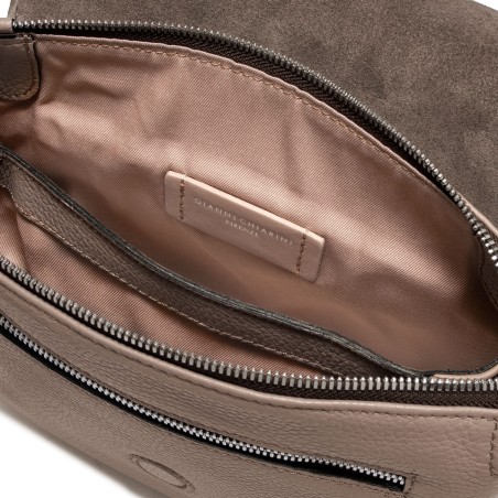 BORSA PELLE THREE GIANNI CHIARINI BS4364/COMM-GRN 2077