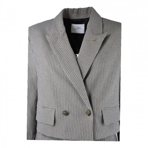 GIACCA CORTA PIED DE POULE SO ALLURE D33034 OIL