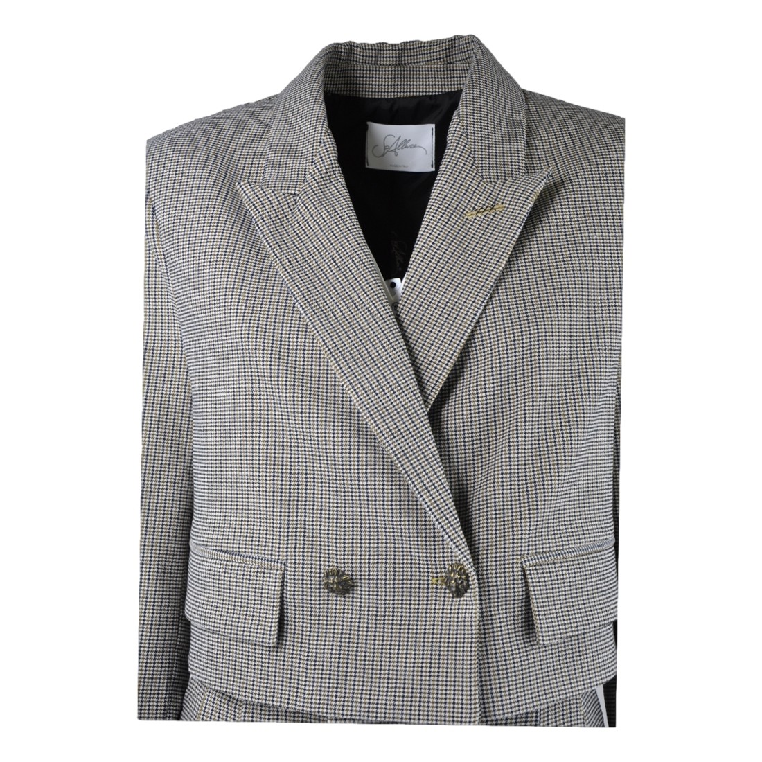 GIACCA CORTA PIED DE POULE SO ALLURE D33034 OIL