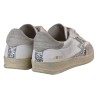 SNEAKERS CLUB DELUXE GLITTER LOGO MOACONCEPT MG630CO1 WHITE/SILVER