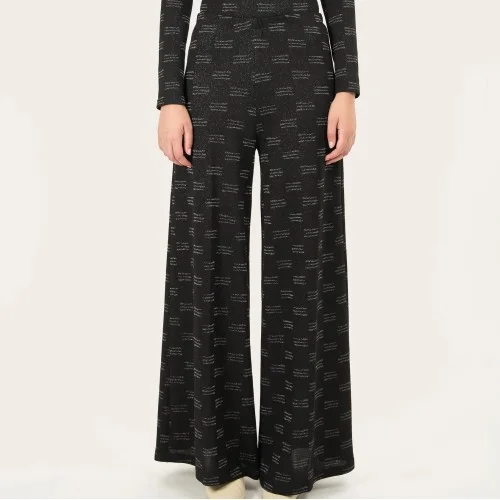 PALOMA PANTALONE PALAZZO LUCE PALOMA_ROAR ANTRACITE