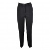 PANTALONE SIGARETTA CREPE SO ALLURE D66017 BLACK