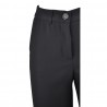 PANTALONE SIGARETTA CREPE SO ALLURE D66017 BLACK