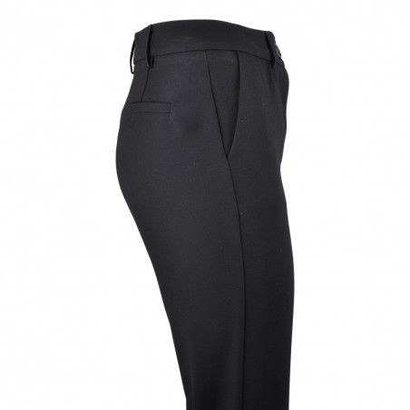 PANTALONE SIGARETTA CREPE SO ALLURE D66017 BLACK