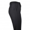 PANTALONE SIGARETTA CREPE SO ALLURE D66017 BLACK