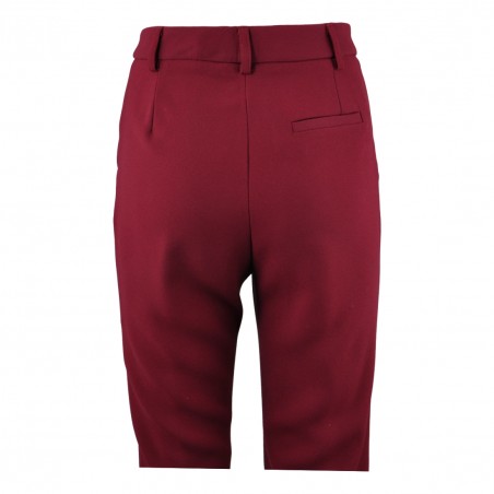 PANTALONE SIGARETTA CREPE SO ALLURE D66017 WINE