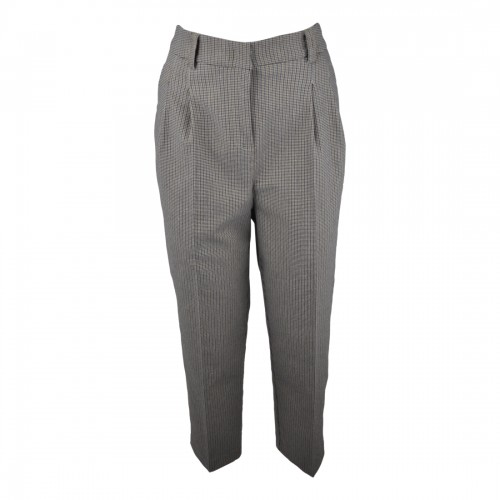PANTALONE 7/8 PIED DE POULE SO ALLURE D66032 OIL