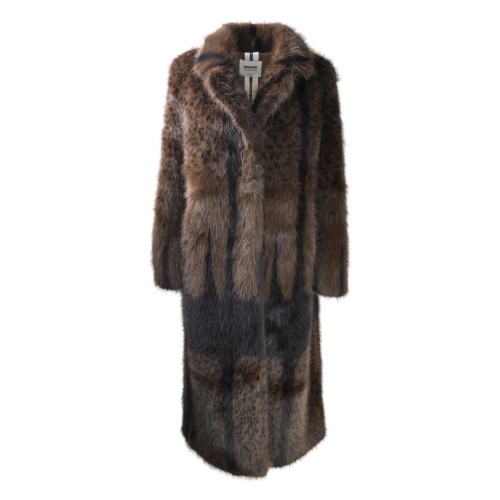 WOMAN FUR COAT SWORD  6.6.44 8985 OAK