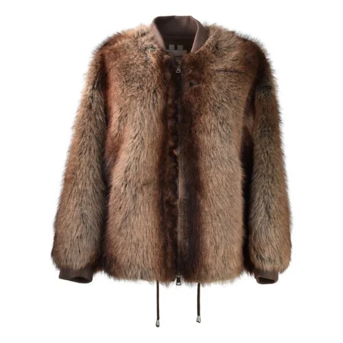 WOMAN FUR JACKET SWORD  6.6.44 8992 CHESTN