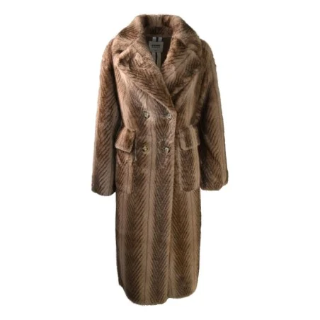 WOMAN FUR COAT SWORD  6.6.44 8996 HAZEL
