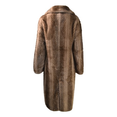 WOMAN FUR COAT SWORD  6.6.44 8996 HAZEL