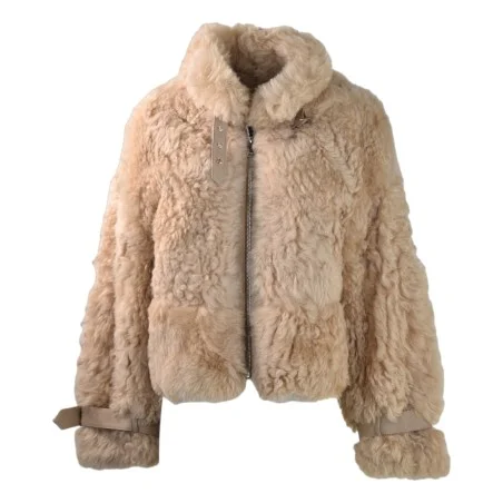 WOMAN FUR JACKET SWORD  6.6.44 9005 APRICOT