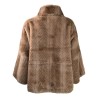 WOMAN FUR JACKET SWORD  6.6.44 9025 HAZEL