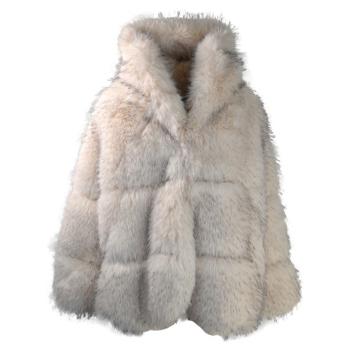 WOMAN FUR COAT SWORD  6.6.44 9038 SNOWWH