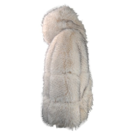 WOMAN FUR COAT SWORD  6.6.44 9038 SNOWWH