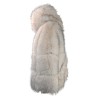 WOMAN FUR COAT SWORD  6.6.44 9038 SNOWWH