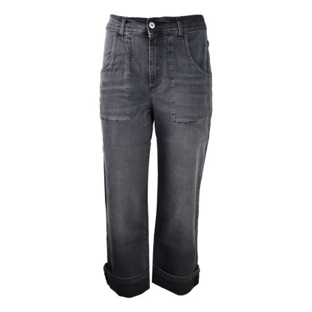 PANTALONE RELAXED C/RISVOLTO NOUMENO CONCEPT H-DENIM38P-H053 064