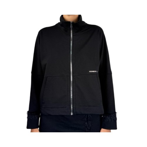 FELPA FULL ZIP TASCHE NOUMENO CONCEPT N-F231-15157 001