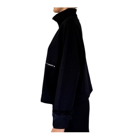 FELPA FULL ZIP TASCHE NOUMENO CONCEPT N-F231-15157 001