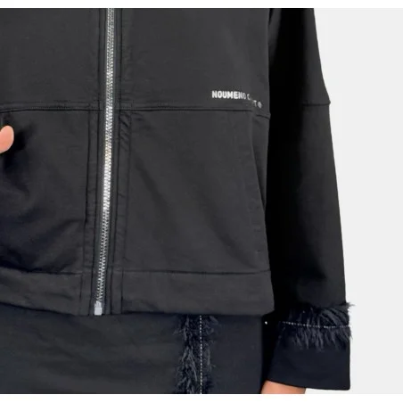 FELPA FULL ZIP TASCHE NOUMENO CONCEPT N-F231-15157 001