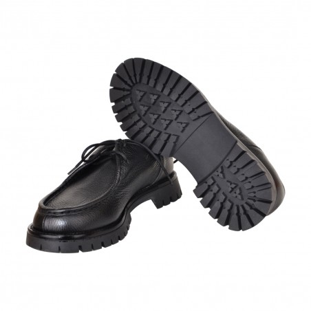 MOCASSINO ALLACCIATO J.O.LUXURY STYLE GIOTTO NERO