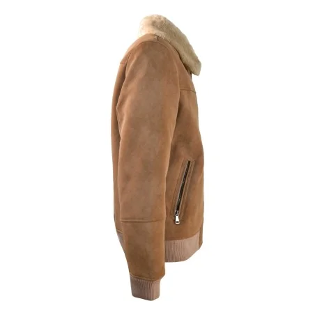 MAN FUR JACKET BULLY 5152 NOCE