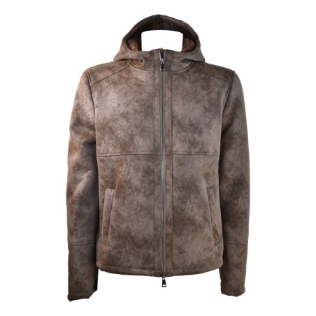 MAN FUR JACKET BULLY 5154 MORO