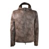 MAN FUR JACKET BULLY 5154 MORO